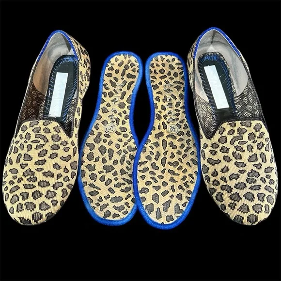 Rothys The Loafer Leopard Animal Print Slip On Ballet Flats Shoes Cheetah 8 - Picture 6 of 6